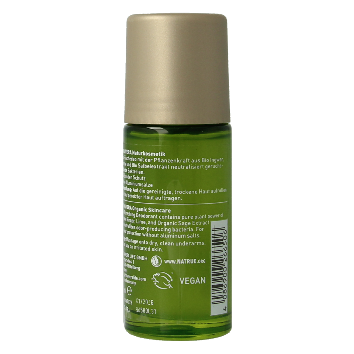Primavera Pure Joy deodorant spray bottle, 50ml, with floral and fresh design, showcasing a refreshing scent for everyday use.