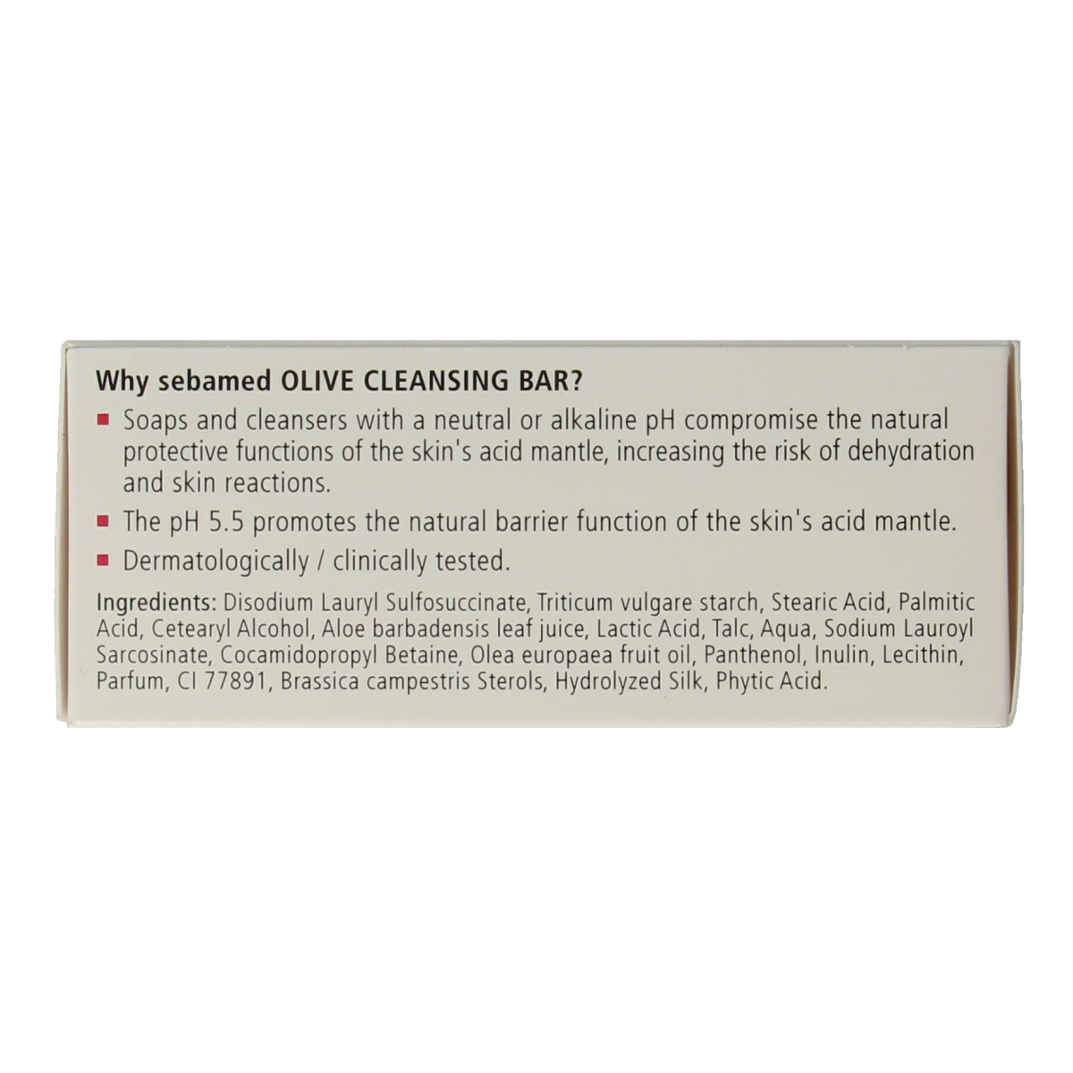 Sebamed Zeepvrije lichaamsverzorging wastablet met olijf, 150 gram, voor zachte en hydraterende lichaamsverzorging.