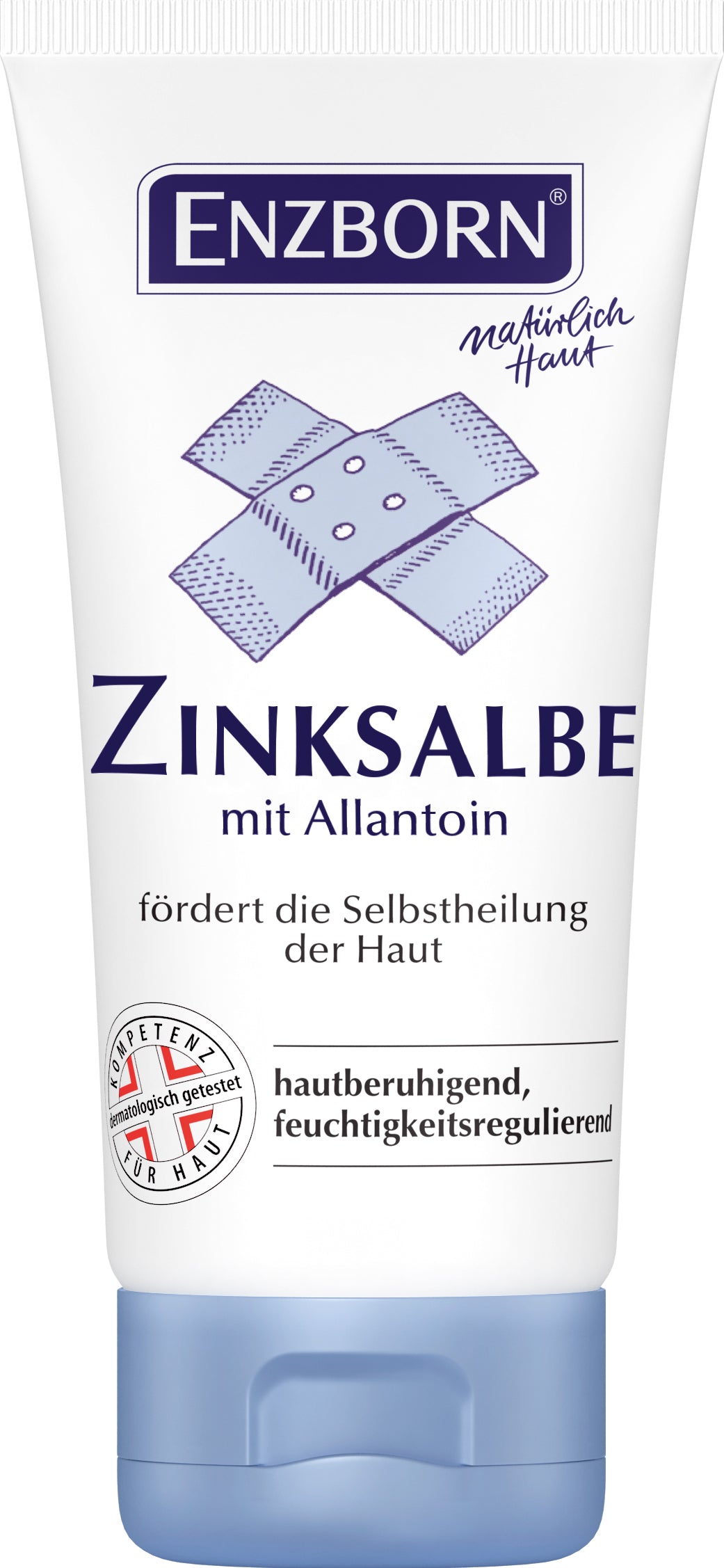 ENZBORN Zinkzalf 50ml body care product in a tube, used for skin protection and soothing skin irritations.