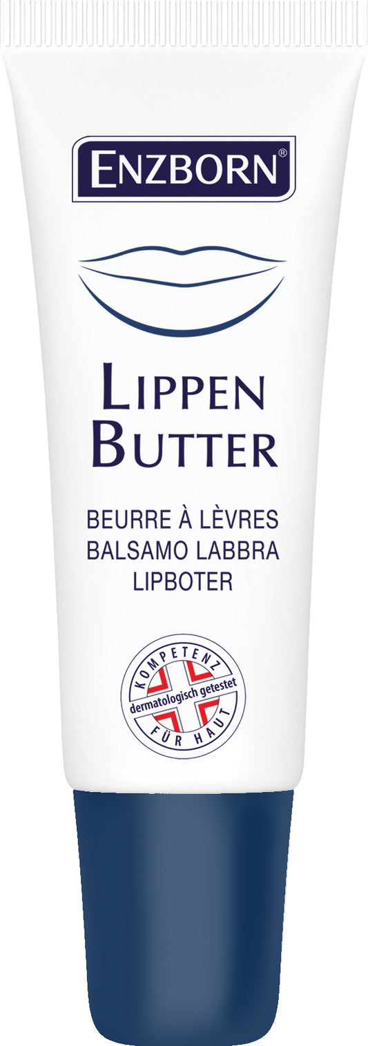 ENZBORN Lipboter 10ml lip care product in a small tube, designed to moisturize and protect lips with nourishing ingredients.