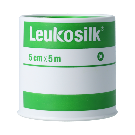 Leukosilk Hechtpleister 5m x 5cm 1024  1.00 Stuks