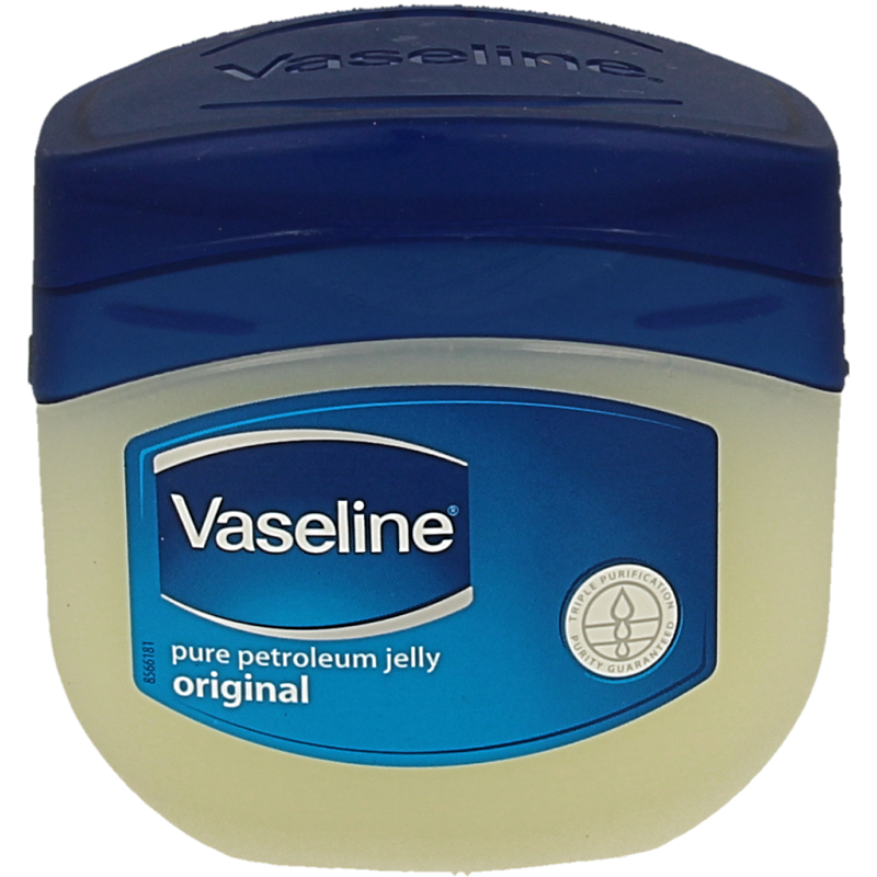 Vaseline Petroleum Jelly Creme 100g, smooth body moisturizer in a white jar with blue lid, for soft, nourished skin.