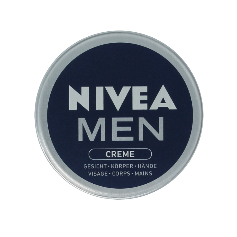 Nivea Men creme blik 30ml, facial skincare product with a blue metal tin, suitable for men's skin care routines