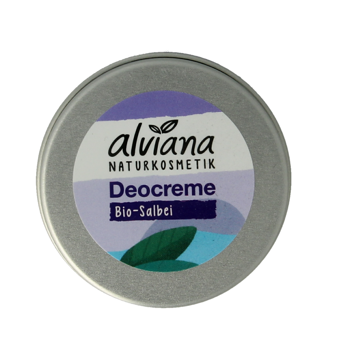 Alviana salie deodorant creme in 50ml container, natural roll-on deodorant product with salie for fresh scent and odor control