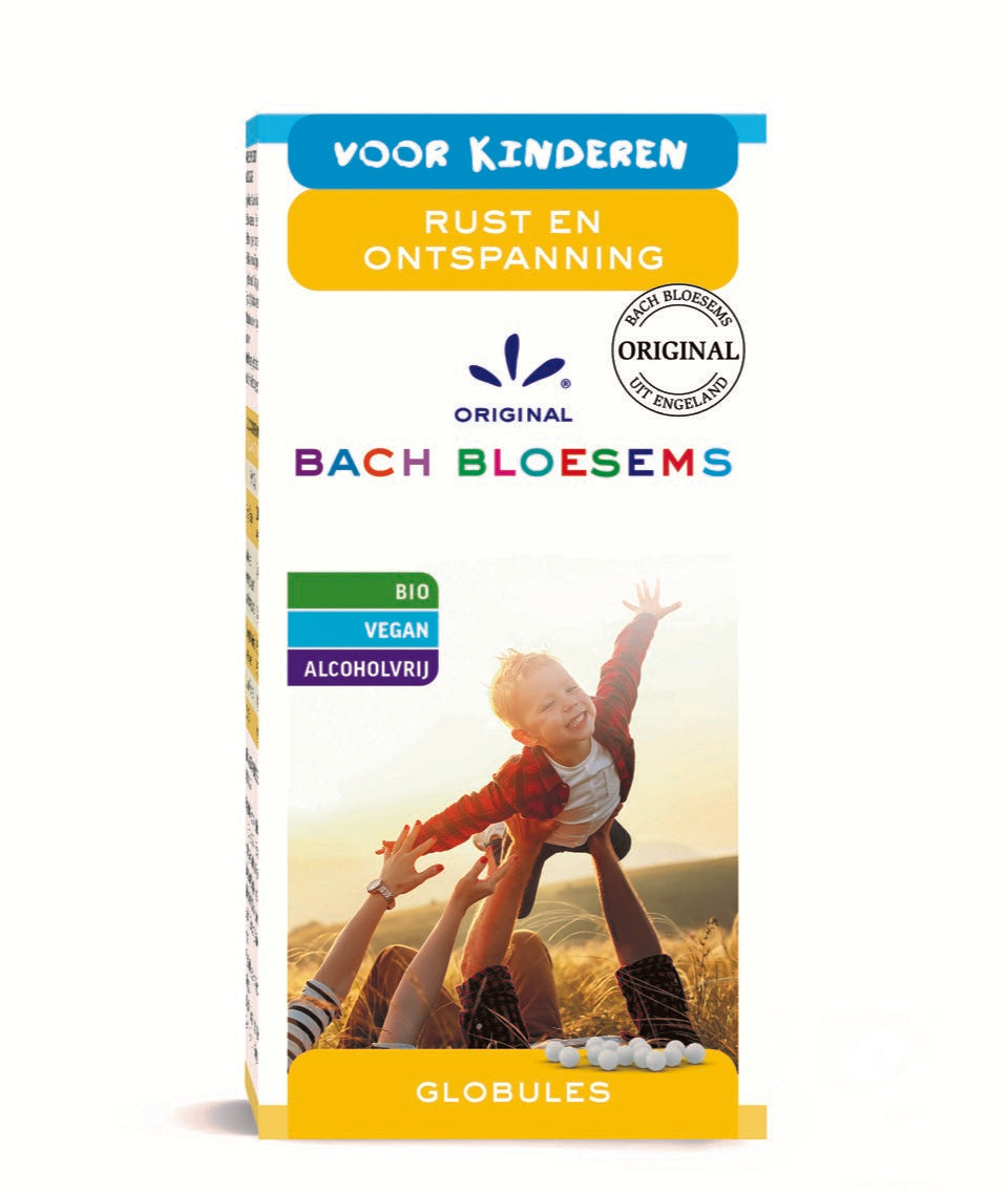 Bach Bloesem Kruidenpreparaten with rust-colored pearls for relaxation, 20 grams, natural herbal supplement from Bach Bloesem.