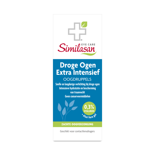 Similasan Dry Eyes Extra Comfort eye drops in 10ml bottle, eye care product for soothing dry, irritated eyes.