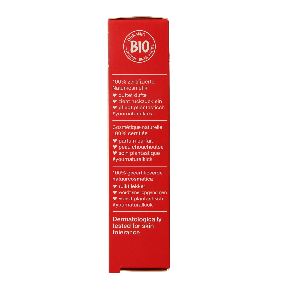 Alviana Hello clear fluid facial skincare bottle, 30ml, with minimalist label and transparent packaging.