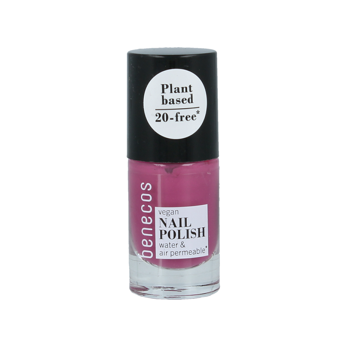 Benecos Natural Beauty vegan nail polish in "My Secret," 20-free, plant-based formula, 5ml bottle, perfect for natural makeup.