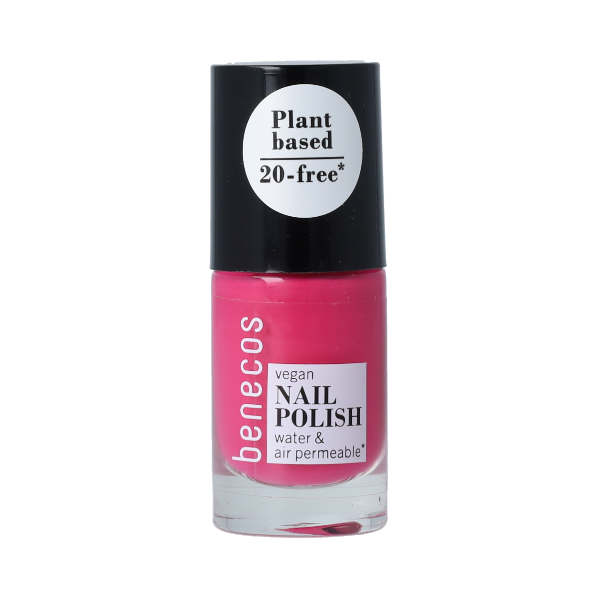 Benecos Natural Beauty vegan nail polish in Oh La La! 20-free plant-based formula, 5ml bottle, vibrant nail color, make-up product.