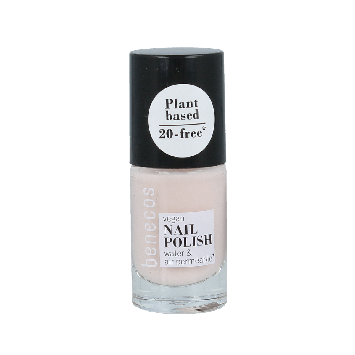 Benecos Natural Beauty vegan nail polish in Be My Baby shade, 20-free plant-based formula, 5ml bottle.