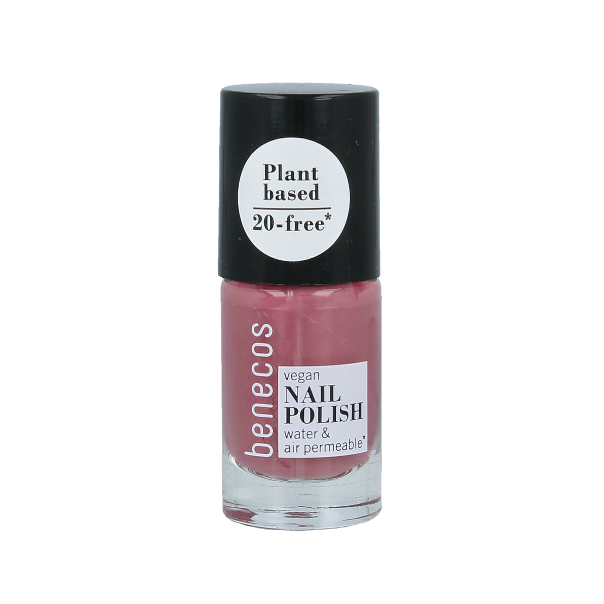 Benecos Natural Beauty vegan nail polish in mystery shade, 20-free plant-based formula, 5ml bottle, make-up product image