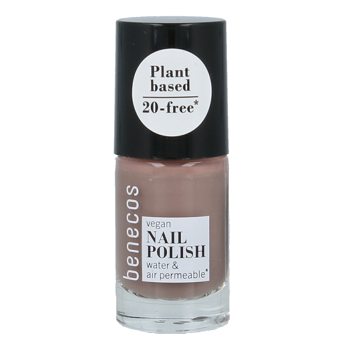 Benecos Natural Beauty vegan nail polish in Rock It! 20-free plant-based formula, 5ml bottle, vibrant and shiny manicure.