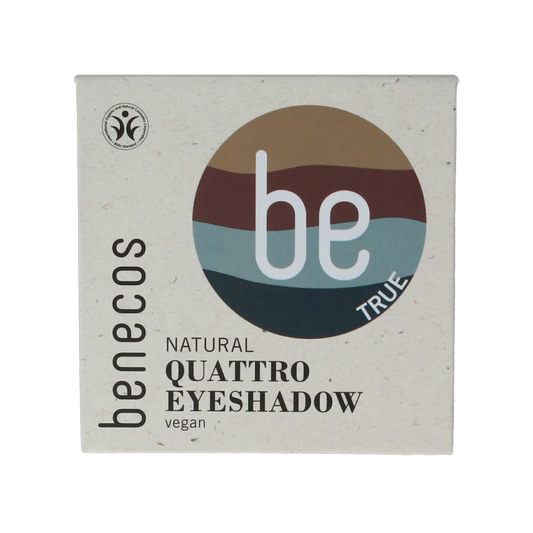 Benecos natural beauty Oogschaduw Quatro True Blue 1.00 Set