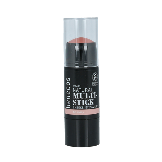 Benecos natural beauty Multi stick - be rosey bio 1.00 Stuks