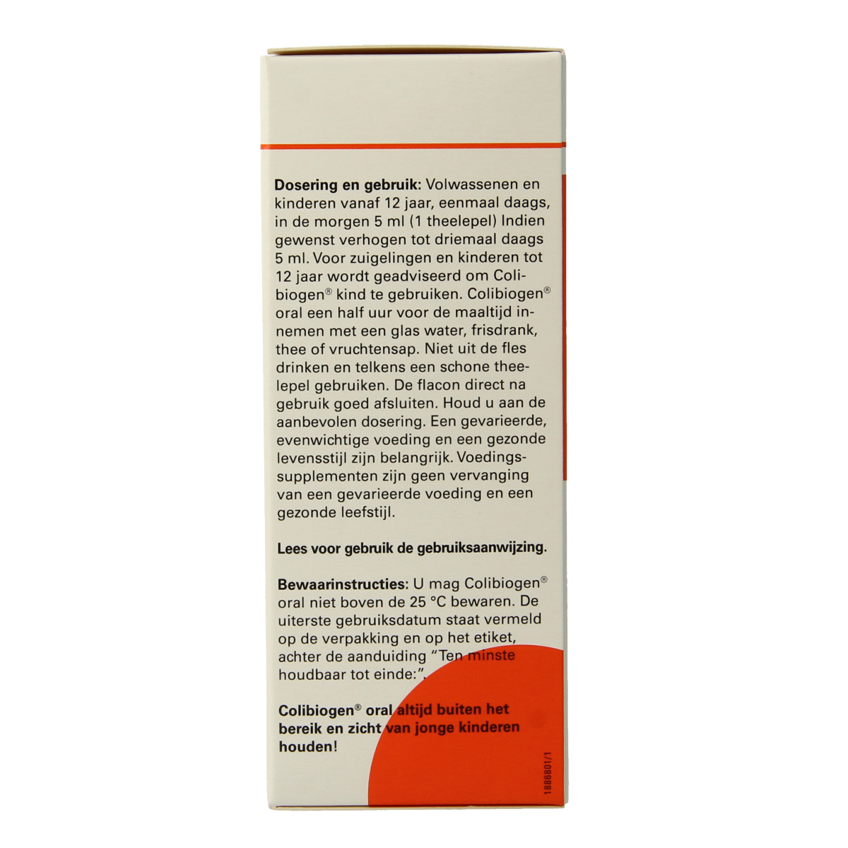 Laves Colibiogen oral micro-organismen in a 100ml bottle, shown in the image with the product label and packaging.
