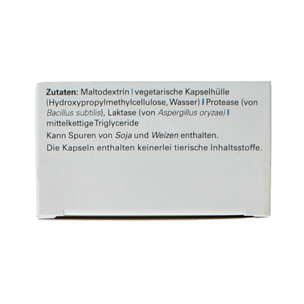 Laves Sanalact pro 60 capsules of fiber and enzymes supplement, showing the bottle and capsules on a white background.