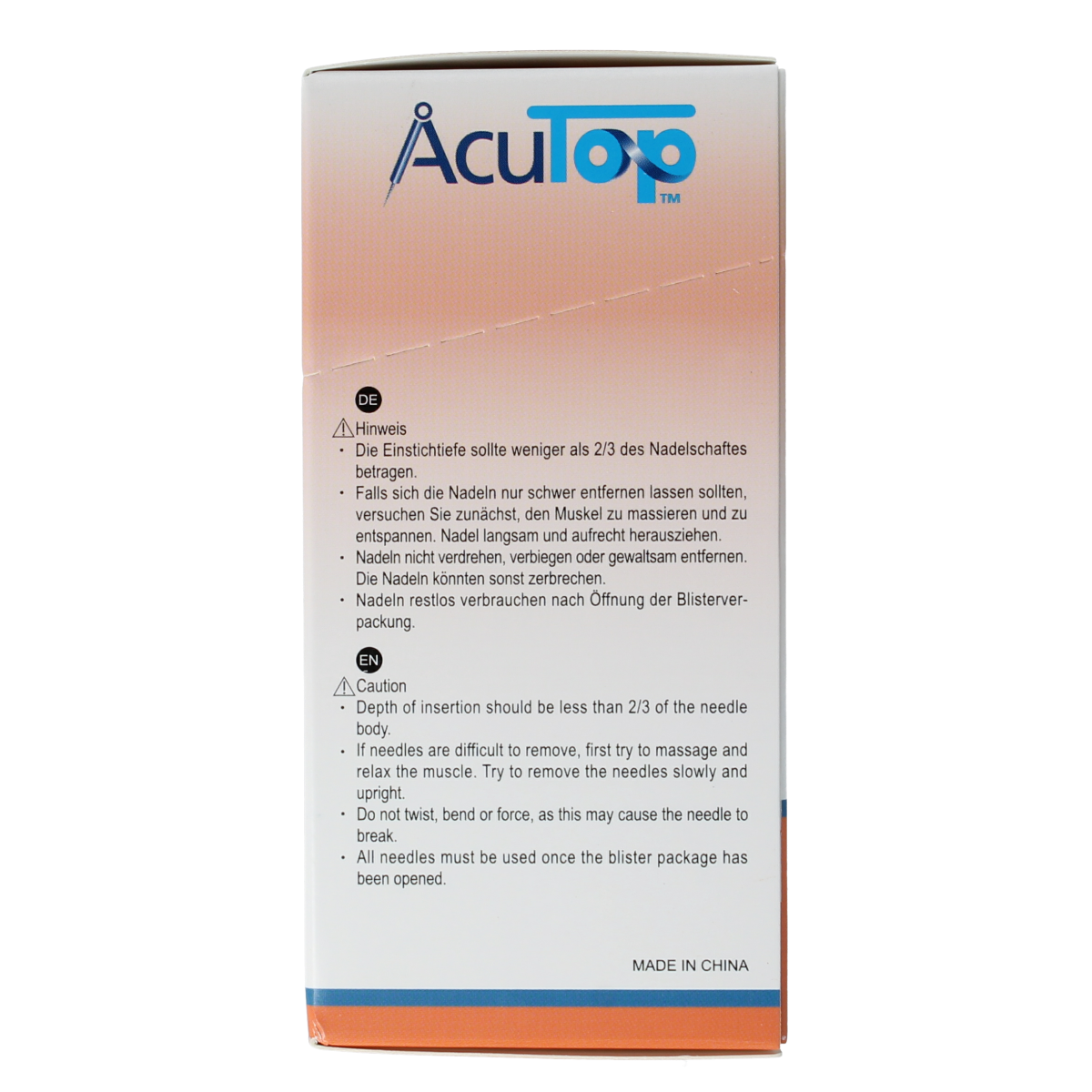 AcuTop KJ-T dry needle naald 0.25 x 40mm 100.00 Stuks