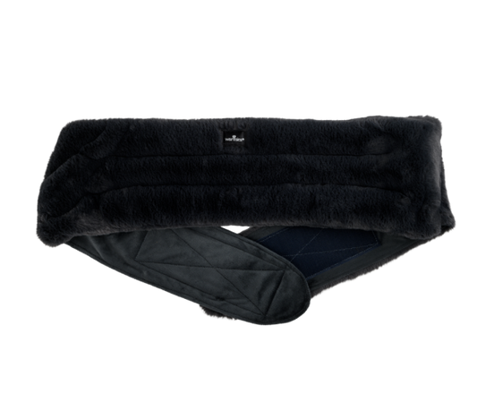 Warmies Warmtegordel zwart kruik, soft fabric with a cozy appearance, designed for heat therapy and comfort.