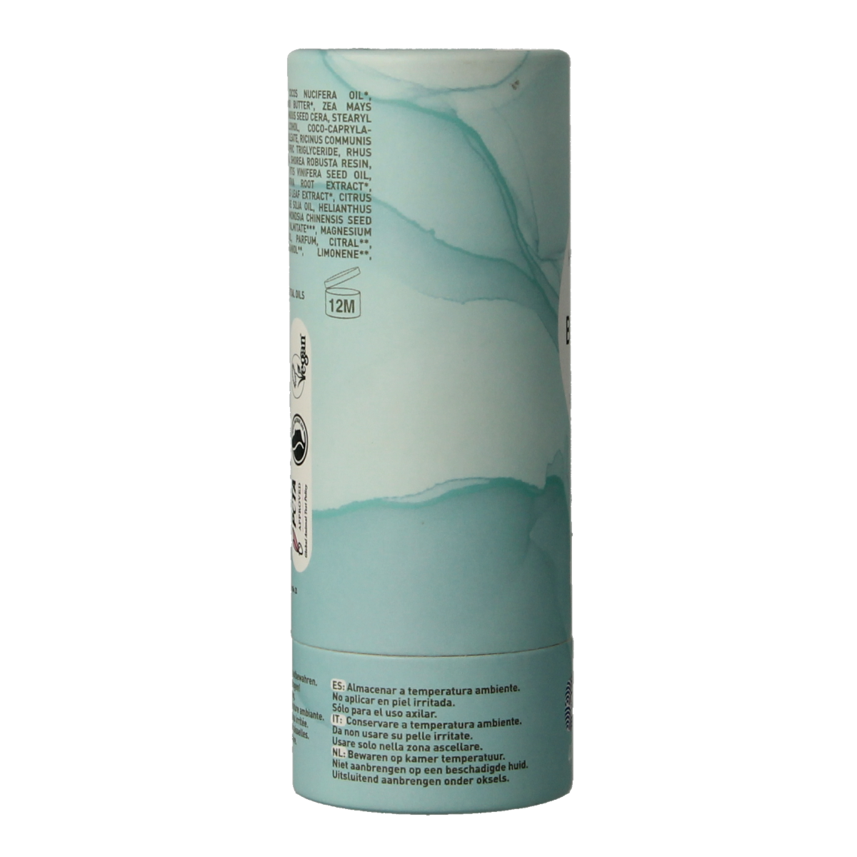 Ben & Anna Highland Breeze deodorant in a sensitive papertube, 40g, with natural ingredients and fresh scent.