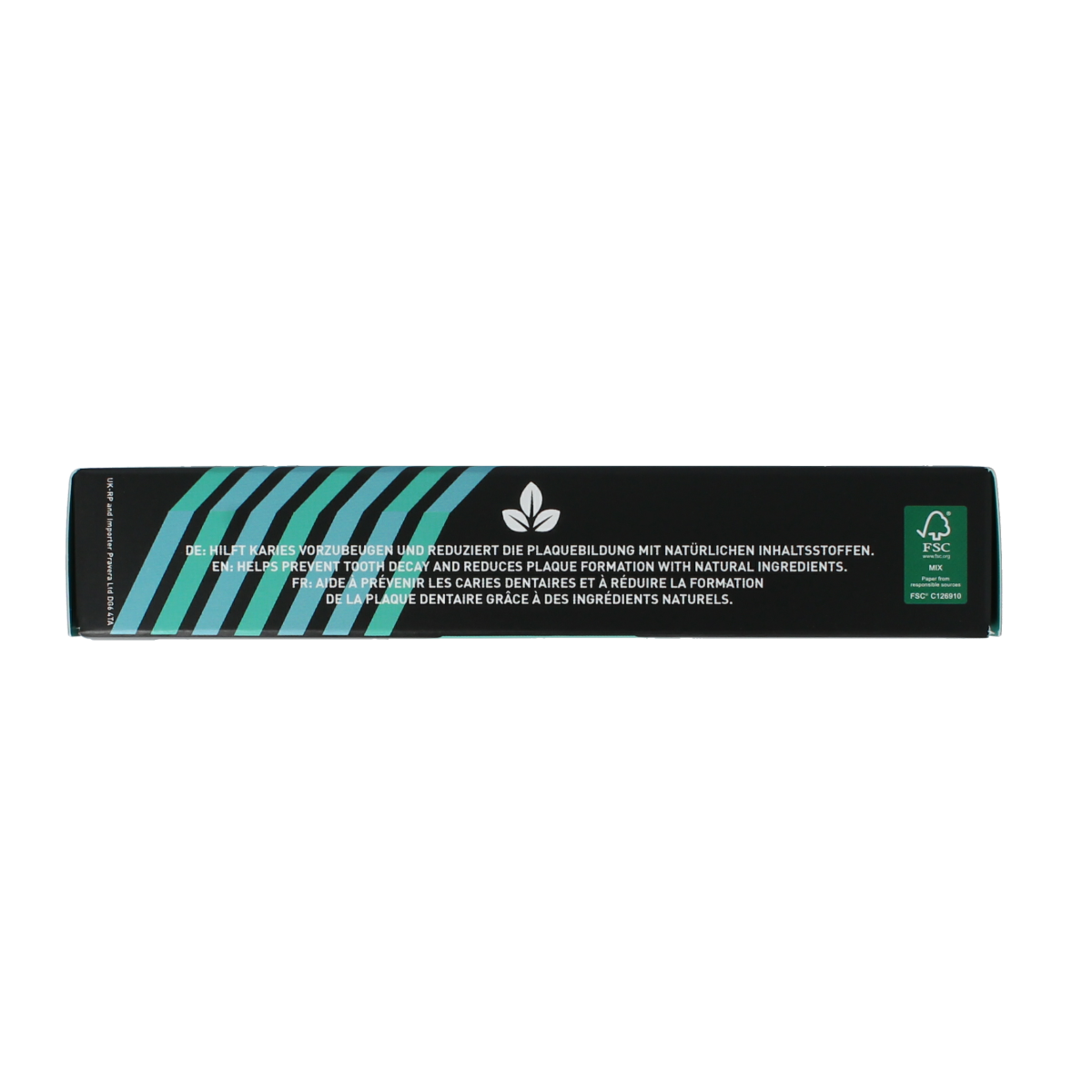 Ben & Anna Smile Black toothpaste in a 75ml tube, featuring sleek black packaging and a modern design.