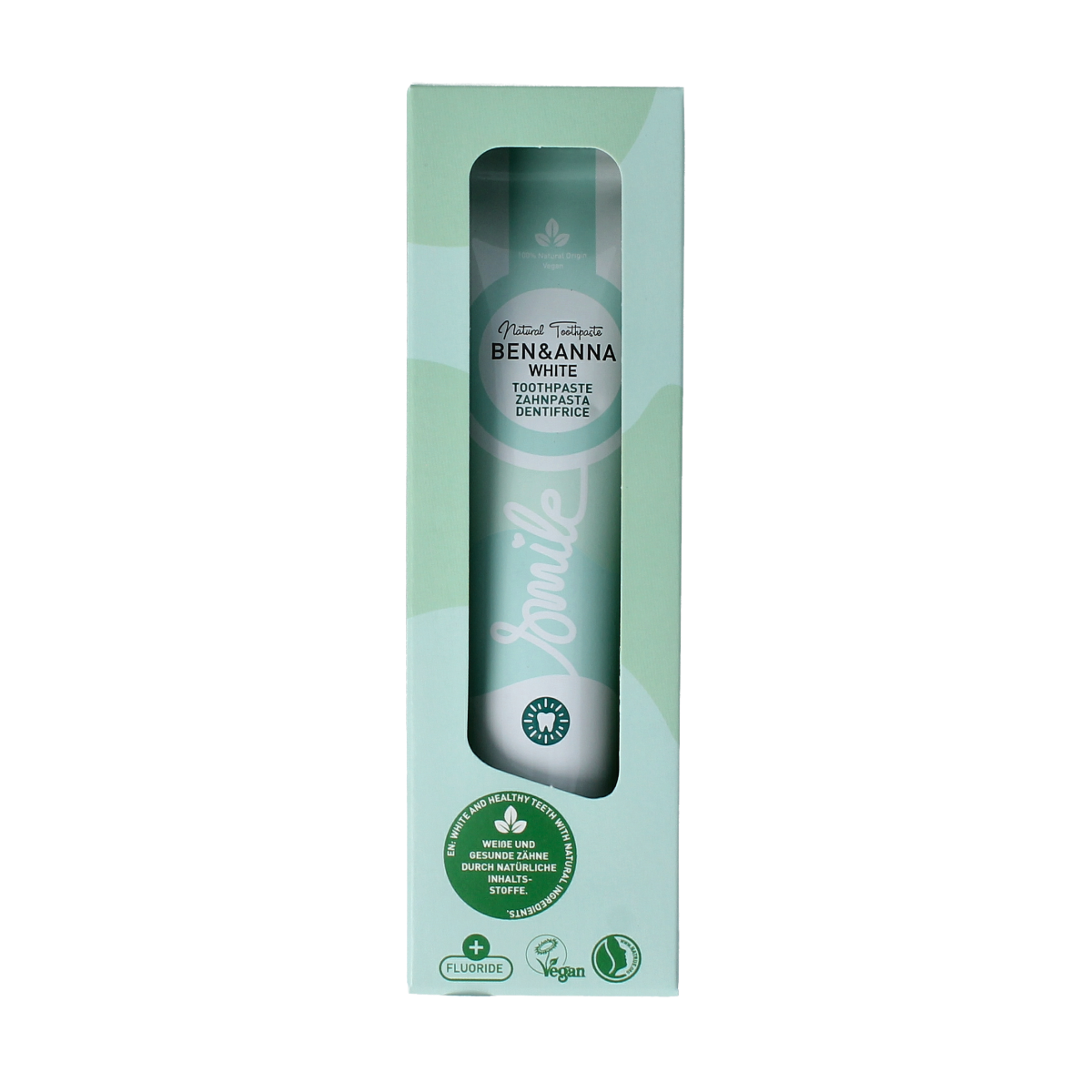 Ben & Anna Toothpaste smile white 75.00 Milliliter