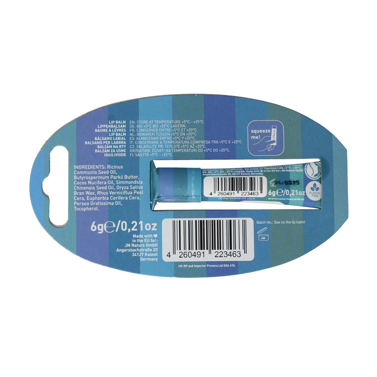 Ben & Anna Lipbalm pure 9.00 Gram