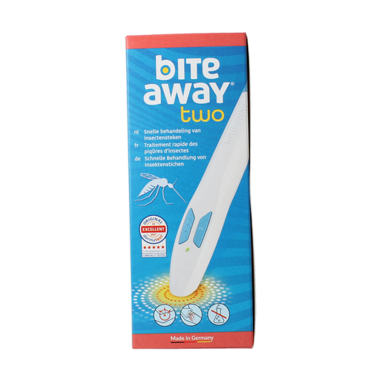 Arkopharma Bite Away two body care devices for soothing insect bites, shown in the image.