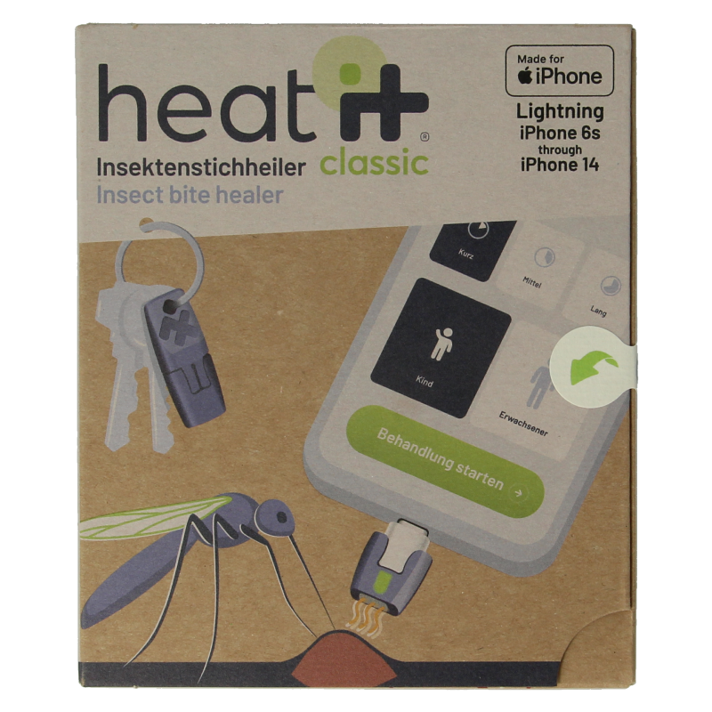 Heat-it Insect Bite Healer lightning tool for quick relief from insect bites, compact and easy to use.
