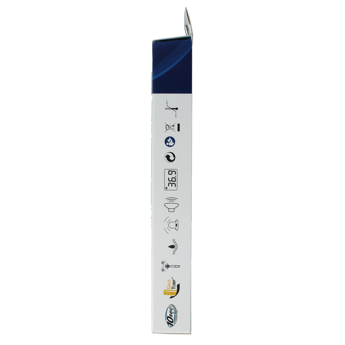 Microlife Thermometer pen MT200 with flextip, digital display, designed for quick temperature readings in a compact pen shape.
