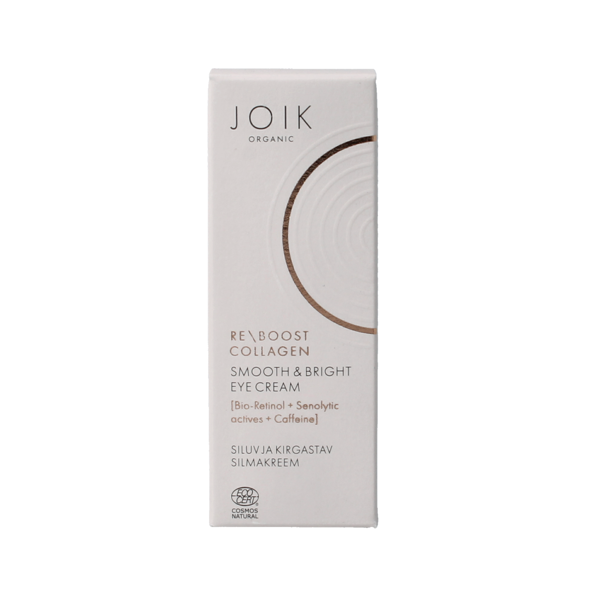 Joik Organics Re-boost collagen eye cream smooth & bright 15.00 Milliliter