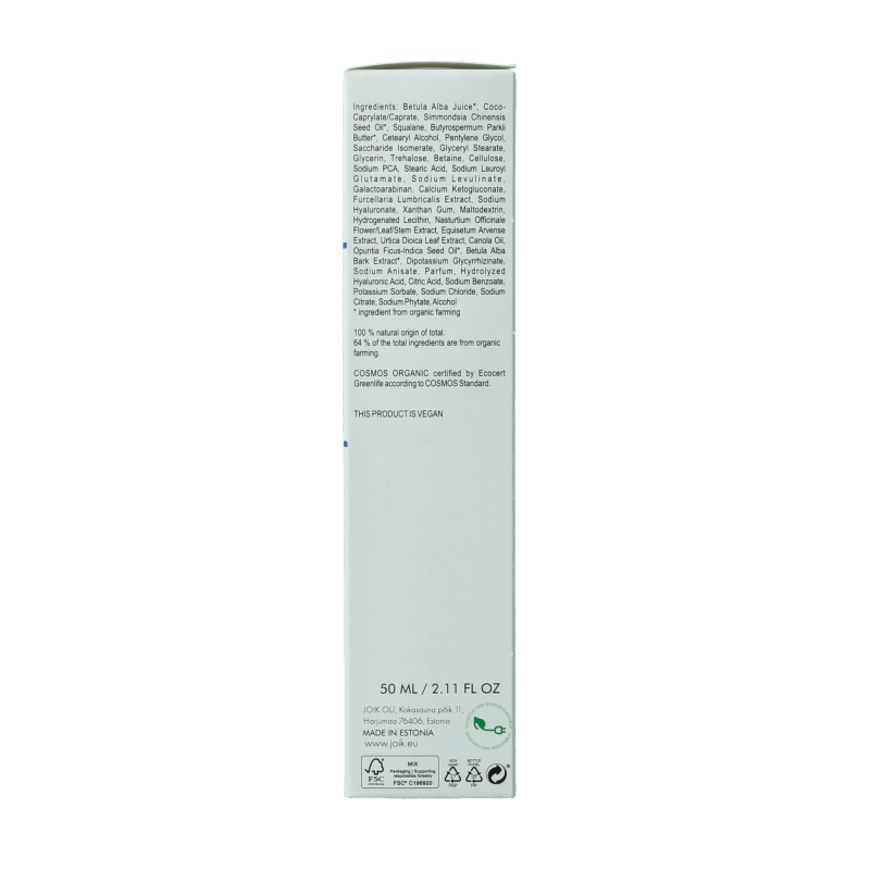 Joik Organics Moisture Magnet Day Cream for skin comfort, 50ml, facial skincare with nourishing formula.