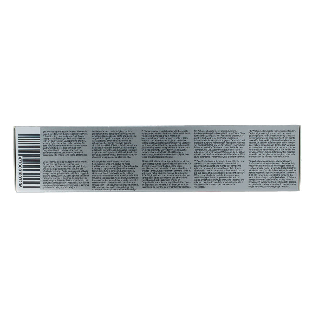 Ecodenta Sensitive Whitening Expert toothpaste 100ml tube showing the packaging and brand label.