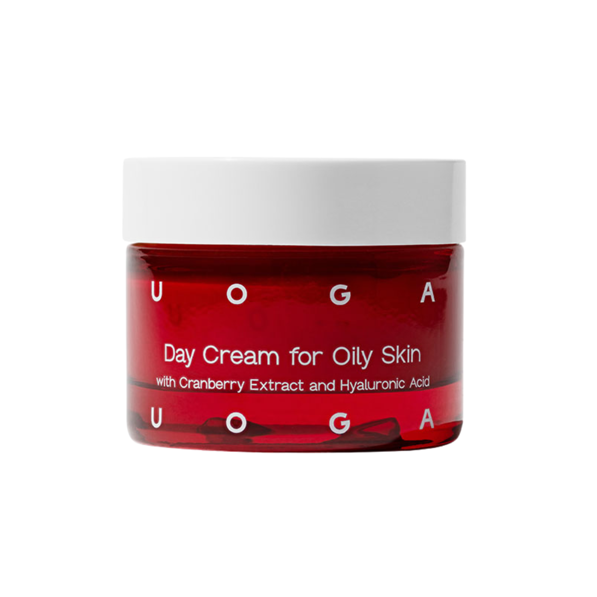 Uoga Uoga Day Cream for combined and oily skin, 30ml, natural facial skincare product with a clean, minimal design.