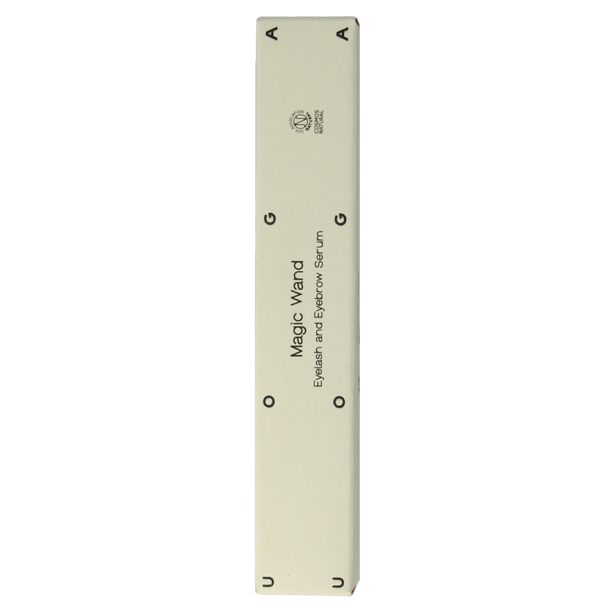 Uoga Uoga natural serum wand for eyebrows and eyelashes, 8ml, with a sleek applicator brush for eye beauty care.