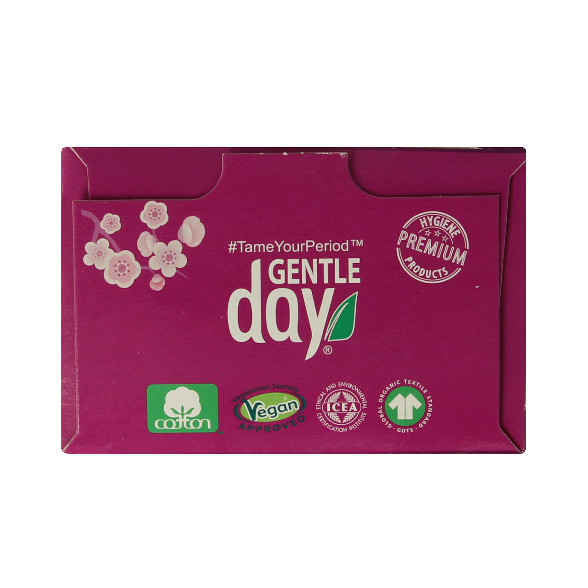 Gentle Day Super Tampons, 18-pack, feminine hygiene product for women, with discreet applicator and absorbent design.