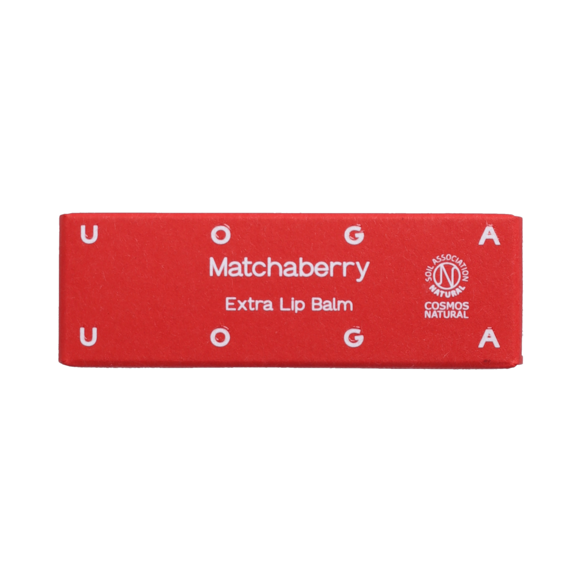 Uoga Uoga MatchaBerry lip balm in a 4g tube, natural lip care product with a berry flavor and nourishing formula.