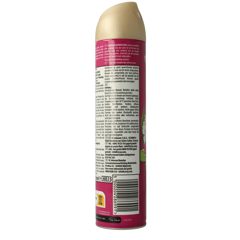 Glade Aerosol Relaxing Zen air freshener spray, 300ml, with calming scent, in a sleek aerosol can.