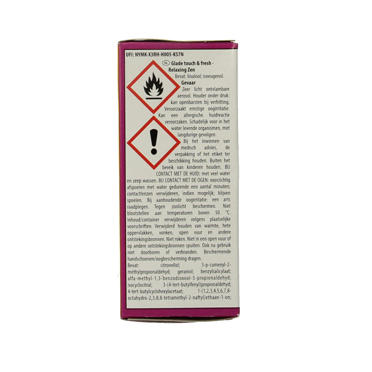 Glade One Touch Navul Relax Zen scent refills for geurverspreiders, 2 packs of 2.00 pieces each, in a natural fragrance container