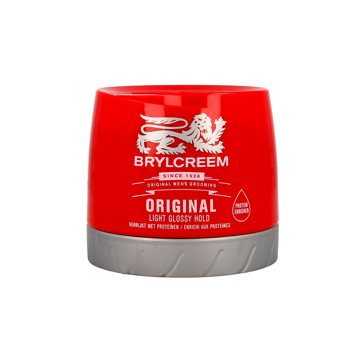Brylcreem Classic Haarstyling cream in a 250ml pot, shown with the container and lid for easy styling and hair hold.