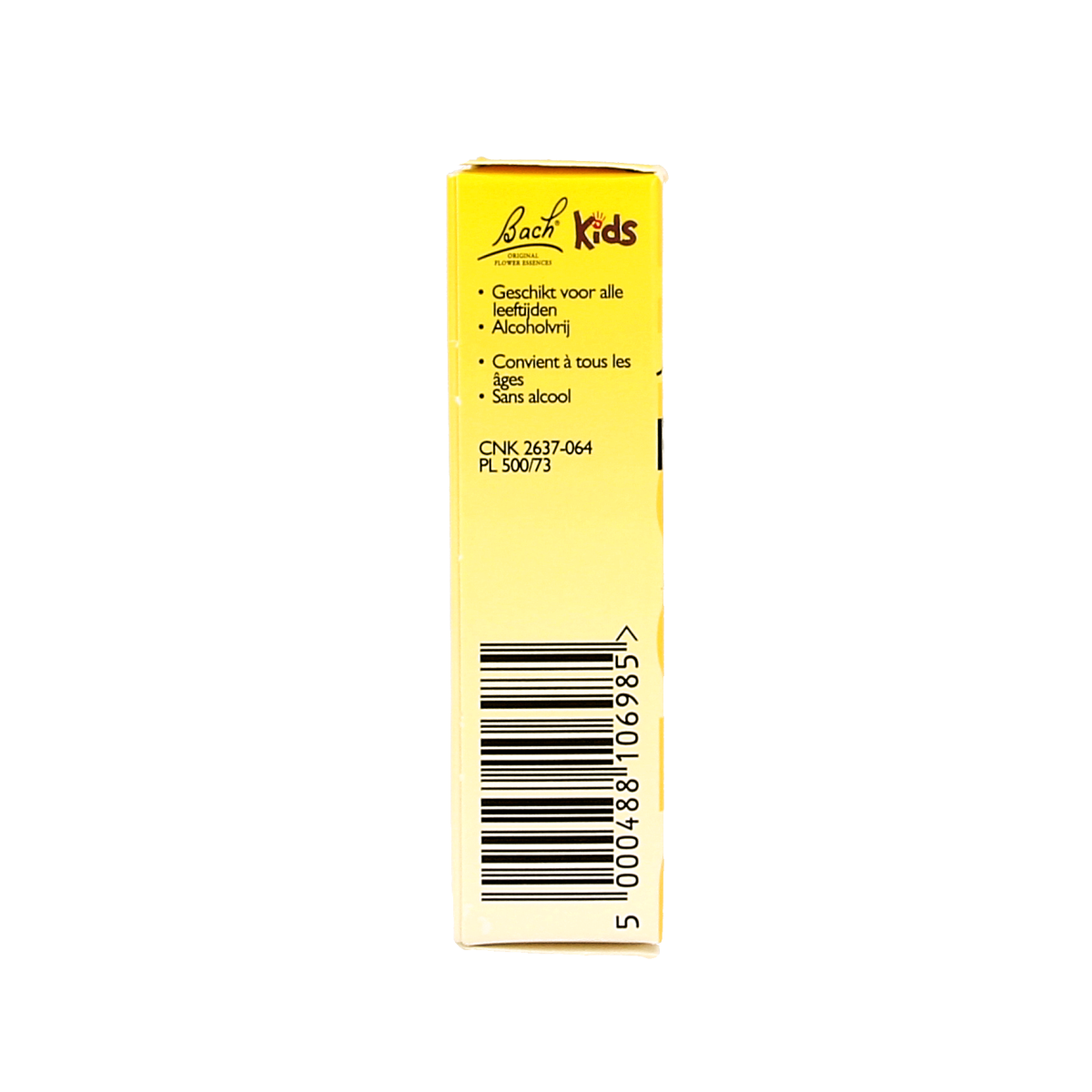 Bach Rescue Rescue Remedy Kids drops in 10ml bottle, herbal remedy for children, featuring natural herbal ingredients.