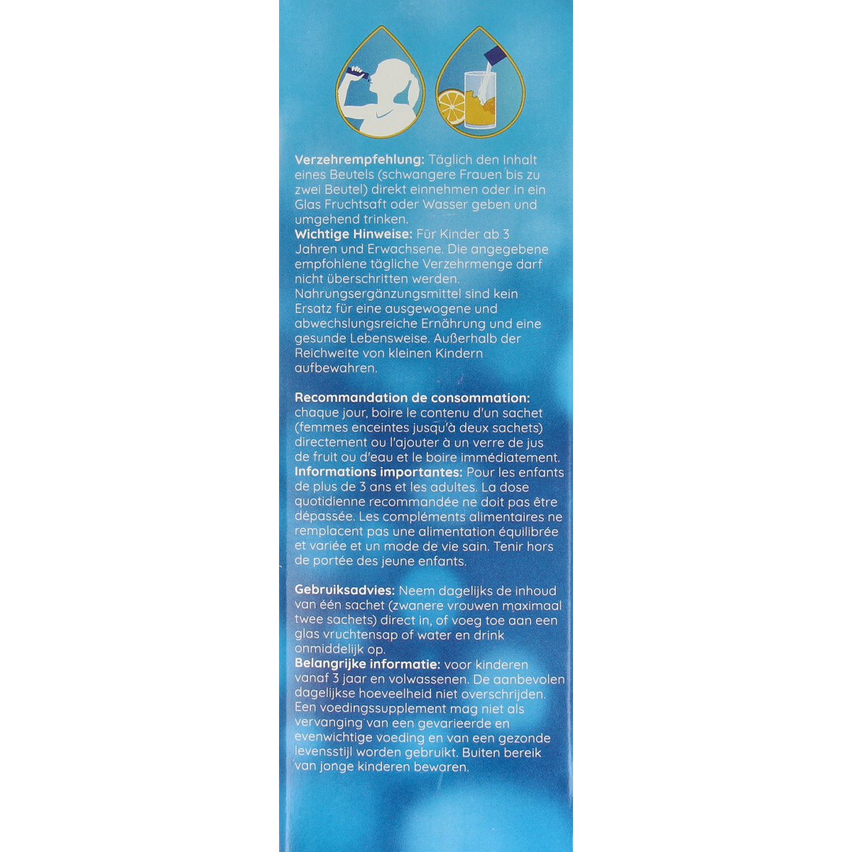 Ferrotone Natuurlijk ijzer mineralen supplement in 14 x 20ml bottles, natural iron supplement for daily health.