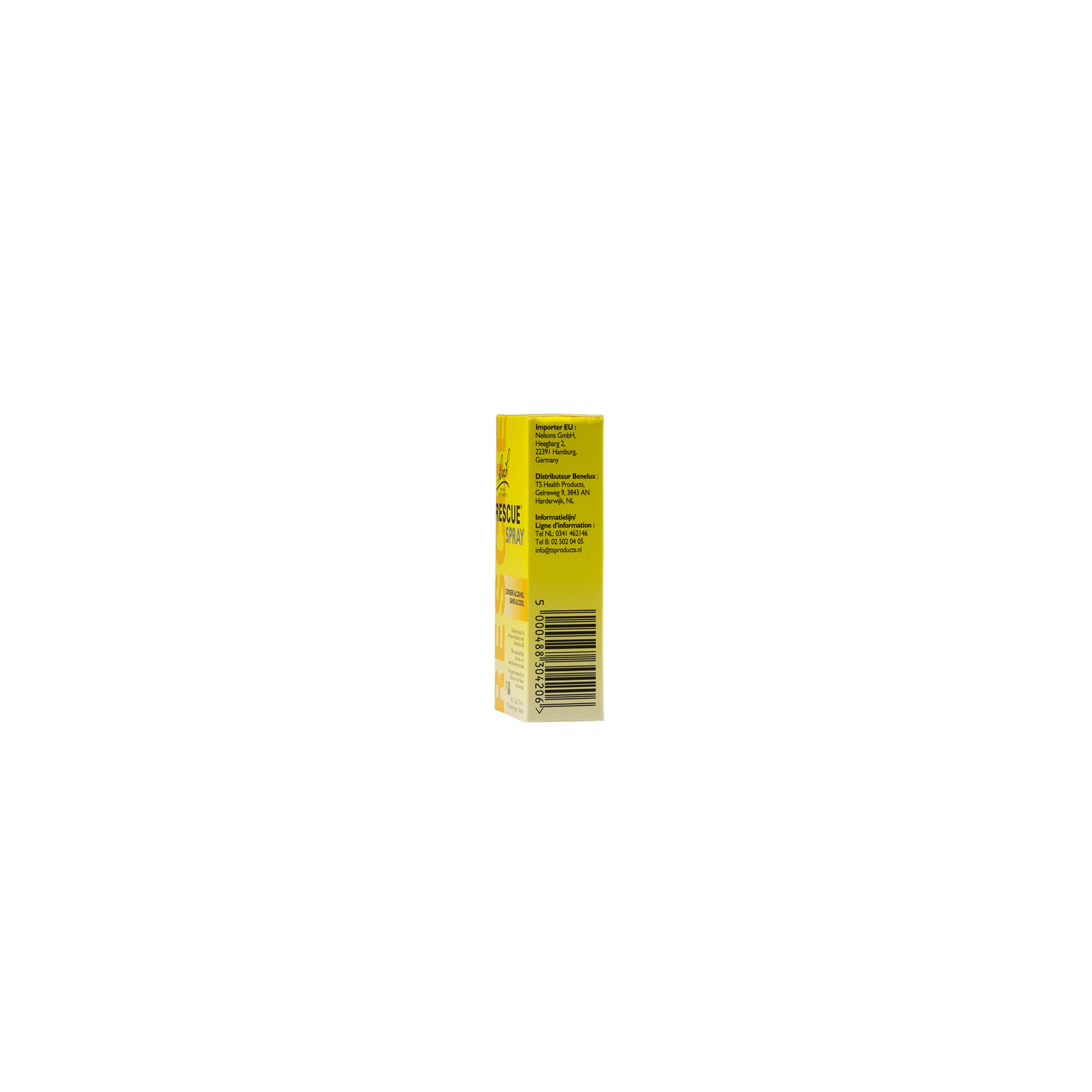 Bach Rescue Rescue Remedy spray 7ml herbal preparation in a small bottle with a spray cap, used for stress relief and relaxation.