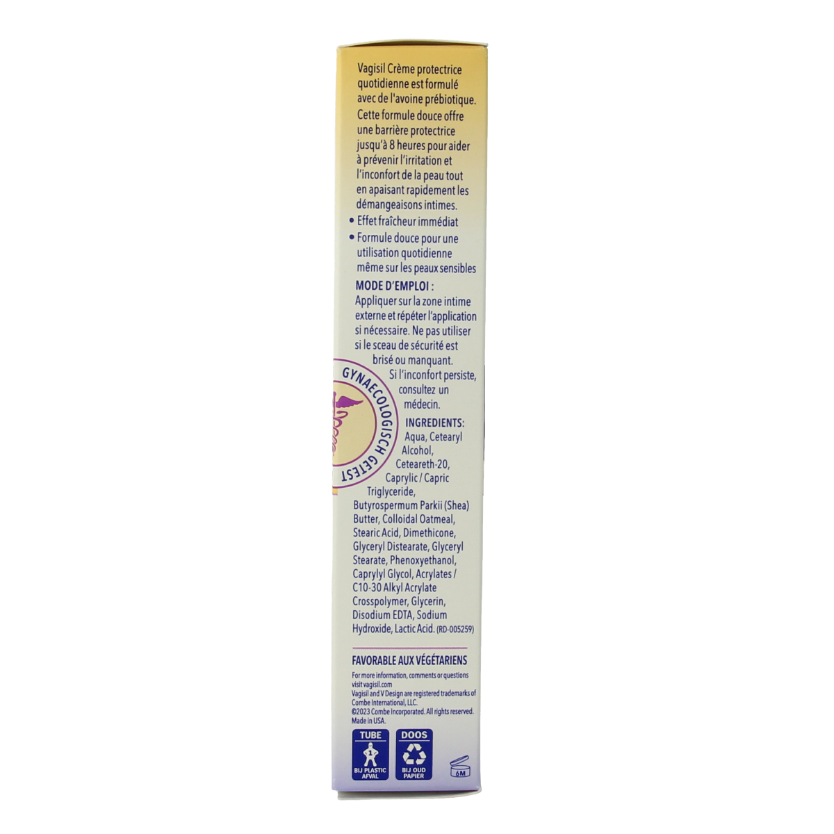 Vagisil intimate hygiene cream in 30g tube, soothing and moisturizing for feminine hygiene and comfort.