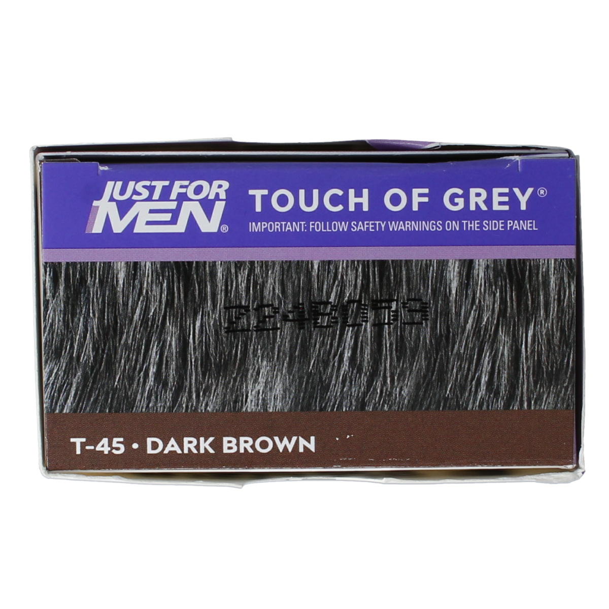 Just For Men Touch of Grey T-45 donkerbruin hair coloring tube and applicator for grey hair coverage