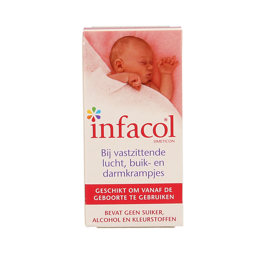 Infacol Baby drops in 50ml bottle, suitable for infant and toddler care, with a focus on gentle stomach relief.