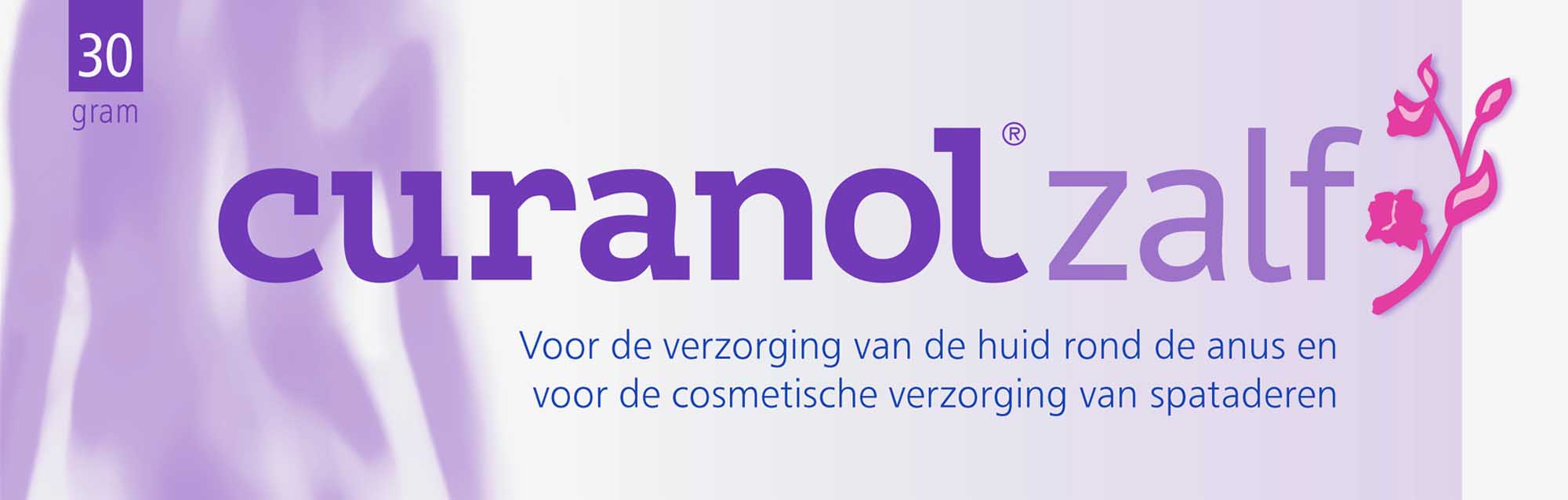 Curanol Zalf 30g body care product in a tube, suitable for skincare and soothing skin irritation.