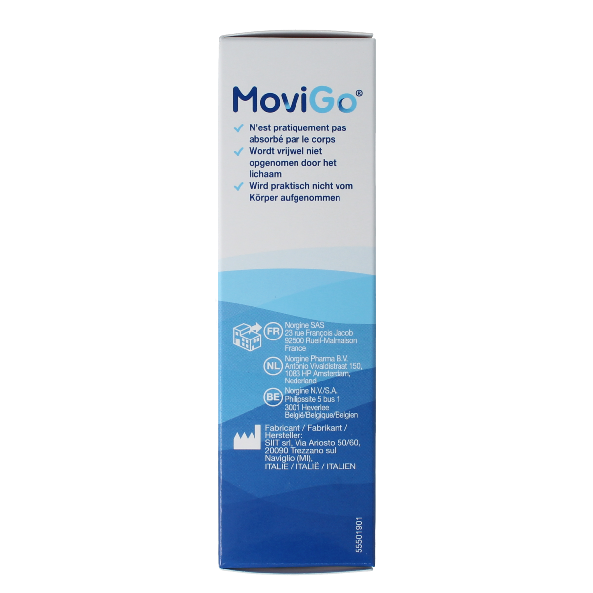 Movigo Laxeermiddel 10.00 zakjes, laxerende producten in verpakking, natural bowel movement aid by Movigo