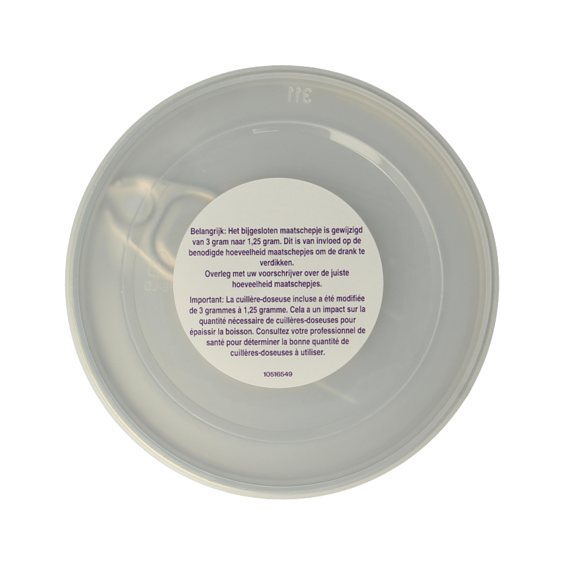 Nutricia Nutilis Clear medical diet food container showing the 175g packaging of Nutricia Nutilis Clear dietary supplement.