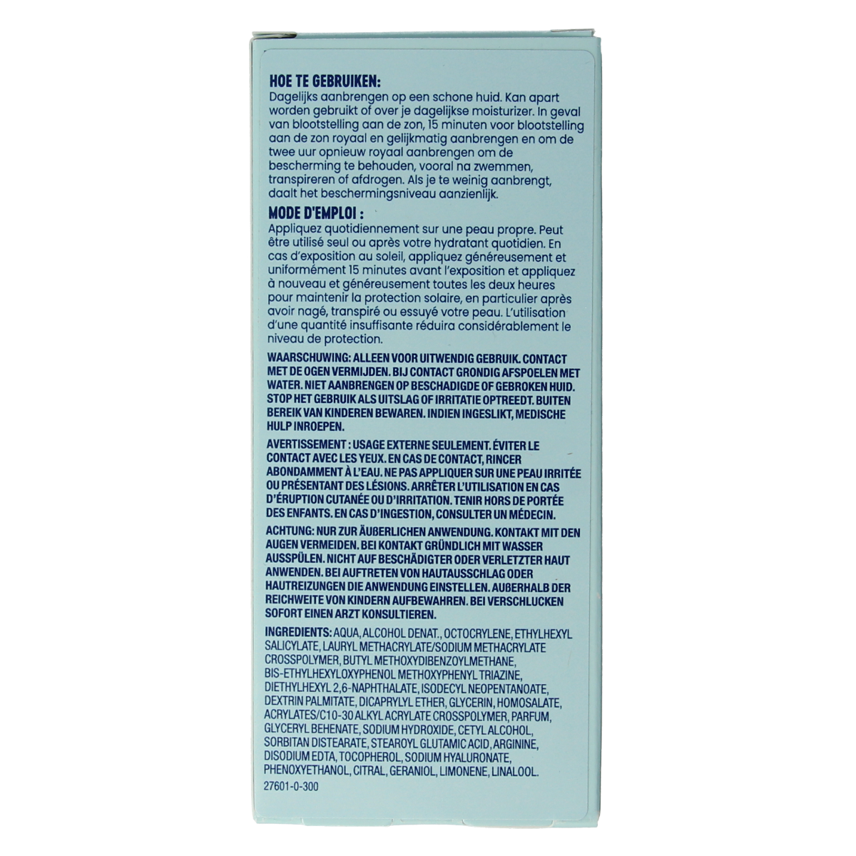 Biore Aqua Moisturiser SPF50 UV protection, weightless sun protection cream in 50ml bottle, ideal for daily skincare.