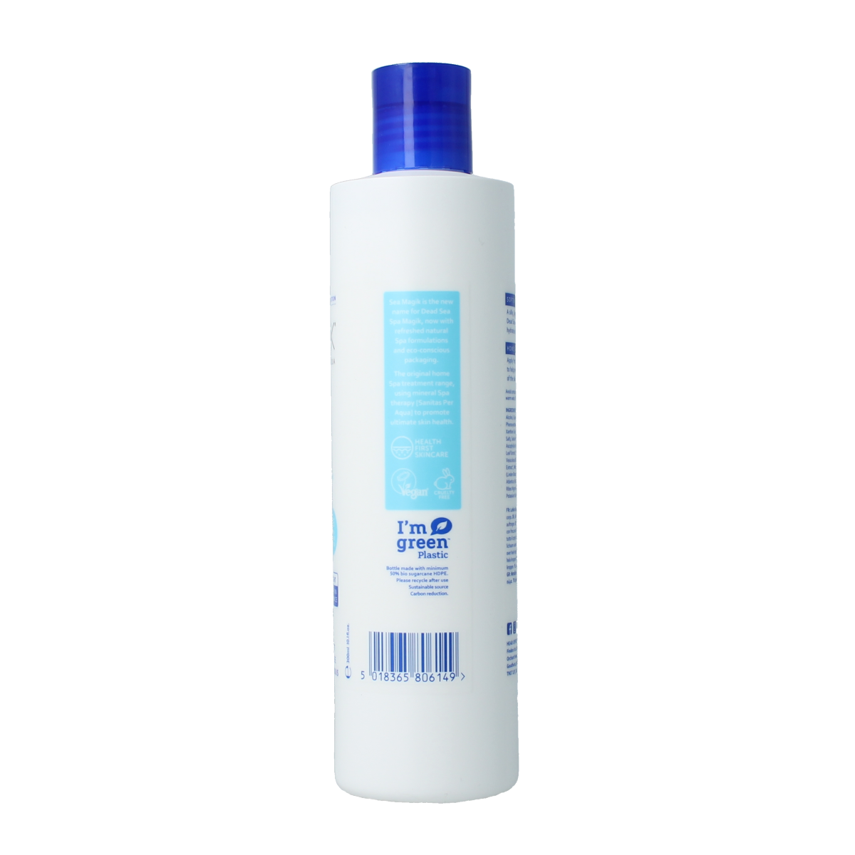 Sea Magik silky smooth body lotion in a 300ml bottle, moisturizing and nourishing for soft, healthy skin.